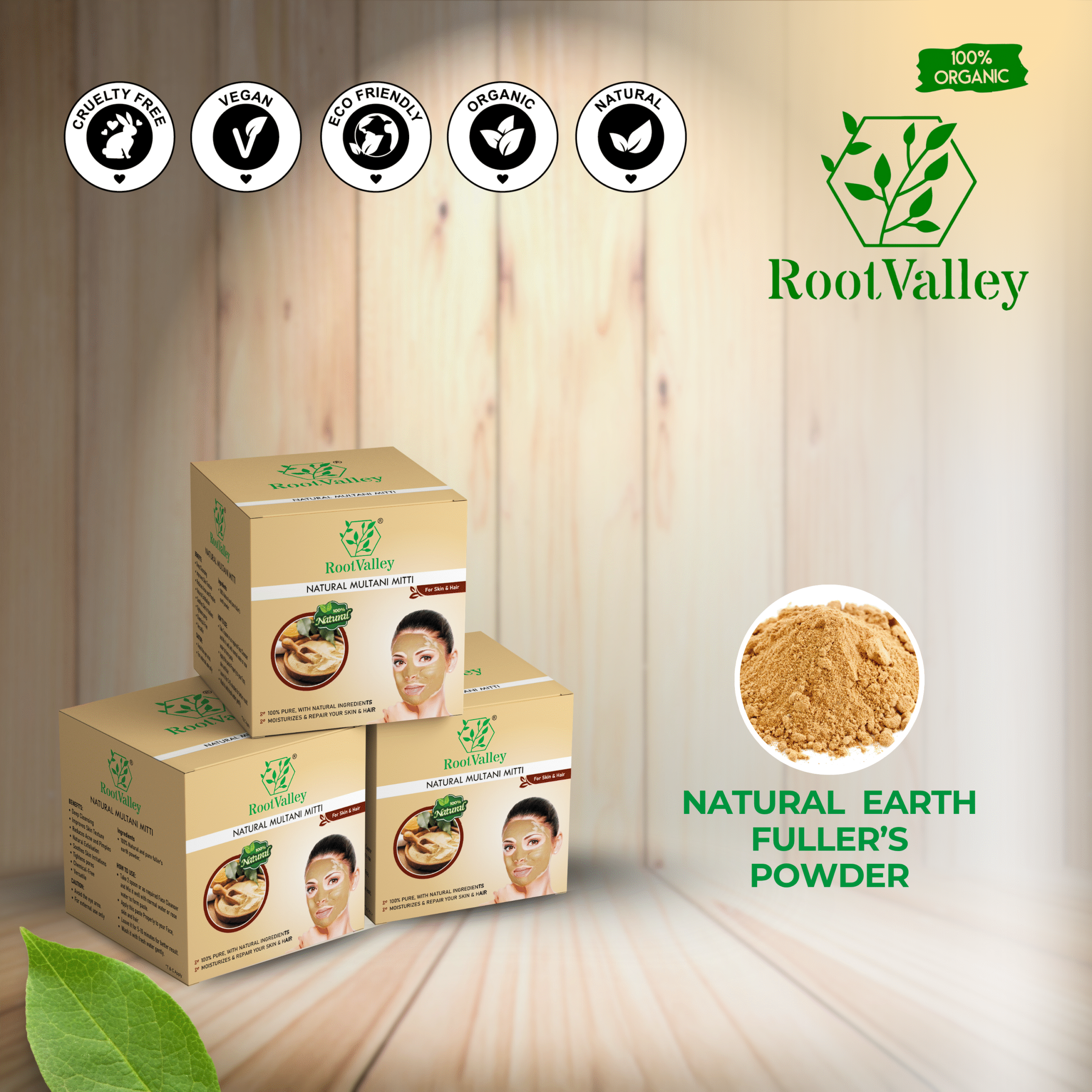 Fuller’s Earth Powder – Natural Multani Mitti - Image 2