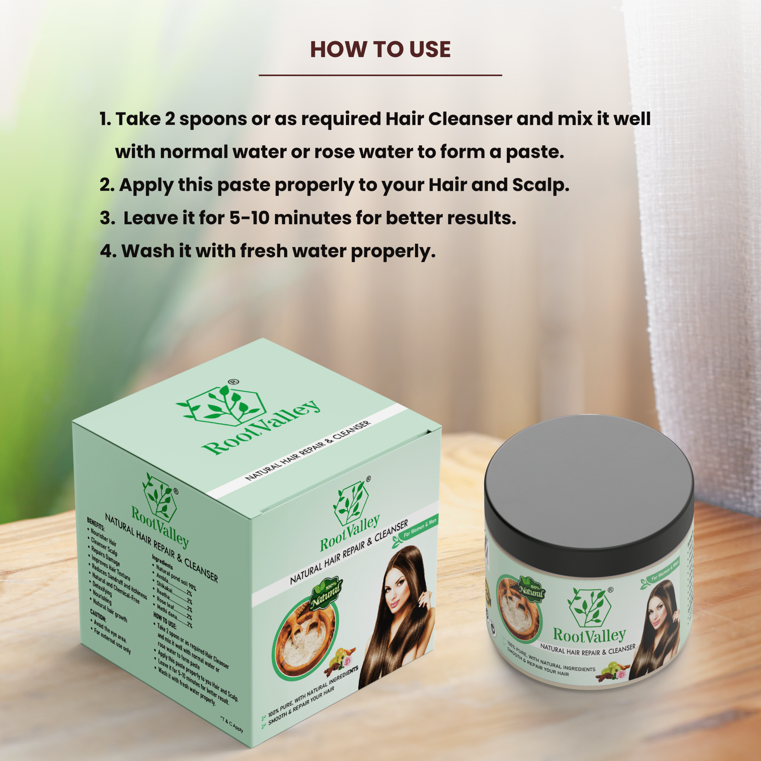 Natural Hair Repair and Cleansing Solution - Image 3